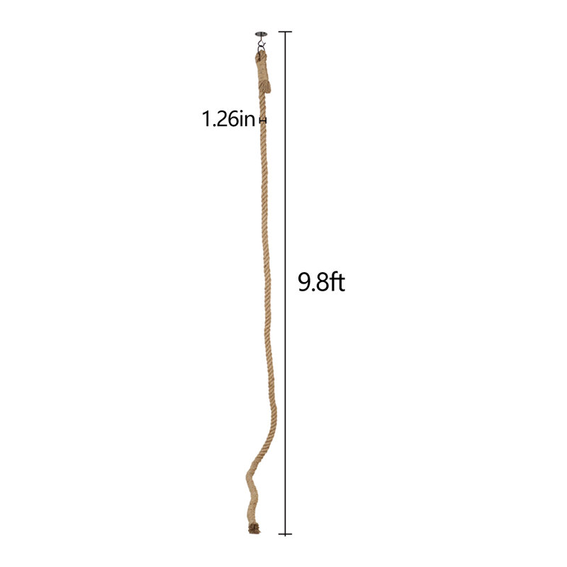 9.8ft Cat Climbing Rope for Ceiling