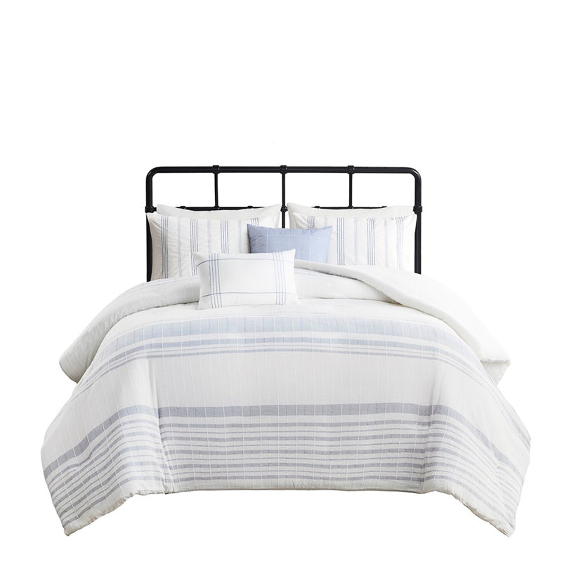 Très grande literie en coton très grand / très grand, 100% coton avec fermeture à glissière cachée, coussins moelleux