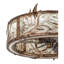 Lady Slipper LED Downrod Ceiling Fan