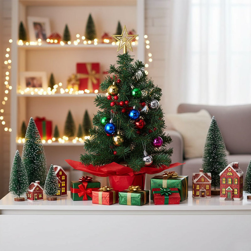1.87' H Artificial Pine Christmas Tree