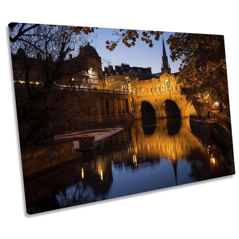 Pulteney Bridge - Wrapped Canvas Print, 40.6cm H x 61cm W x 2cm D