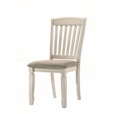 Ensemble de chaises d'appoint en tissu et crème pour la salle à manger et le salon
