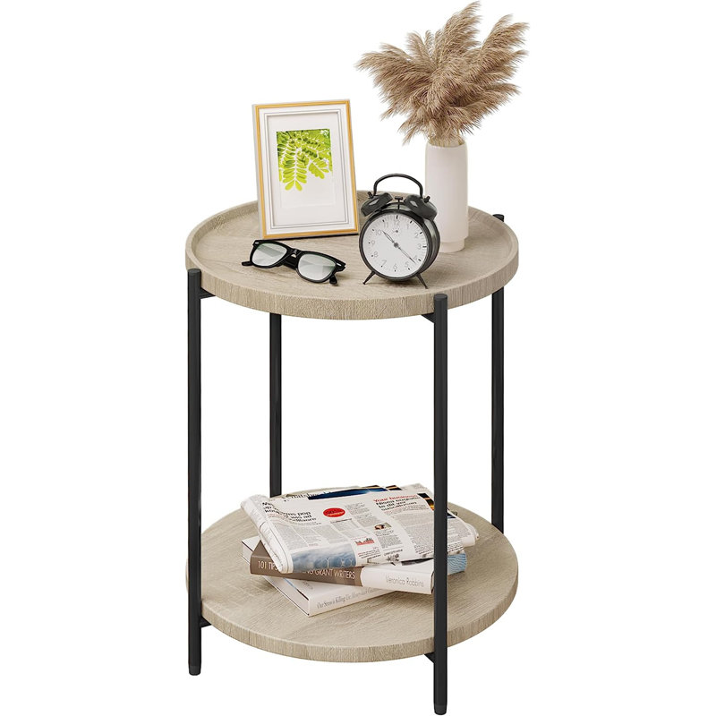 Lyan End Table, Light Woodlook