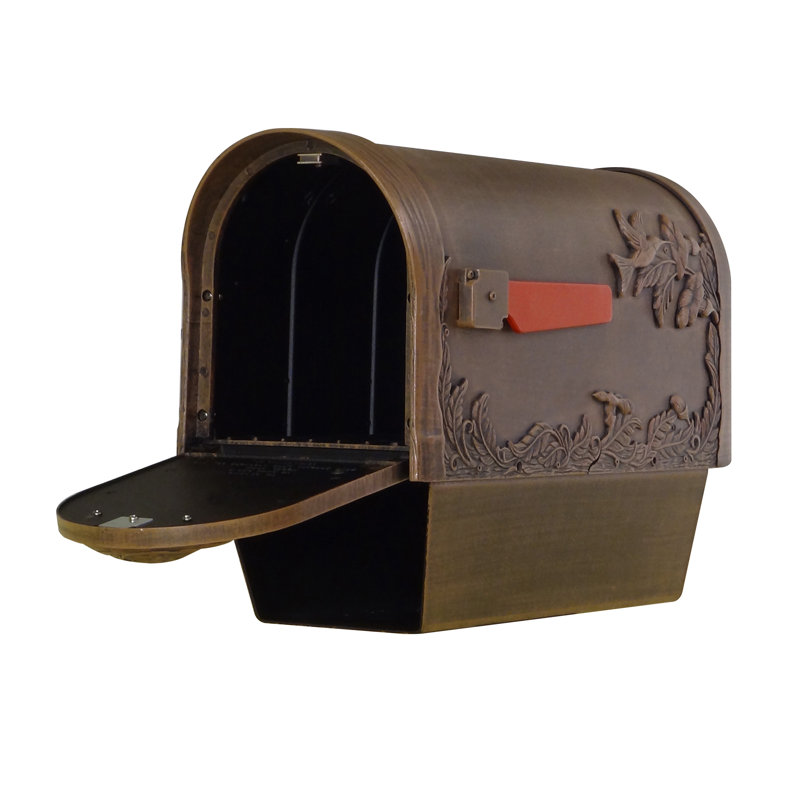 Boîte aux lettres fixée sur piquet Hummingbird, Cuivre, Oui