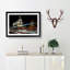 Nigh time in Madrid Spain in Abstract - Picture Frame Graphic Art Print-55724788-55724782