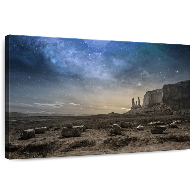 Alvord Simple Night Sky, 26" H x 39" W