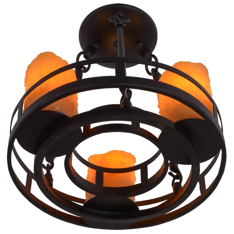 3 - Light Semi Flush Mount