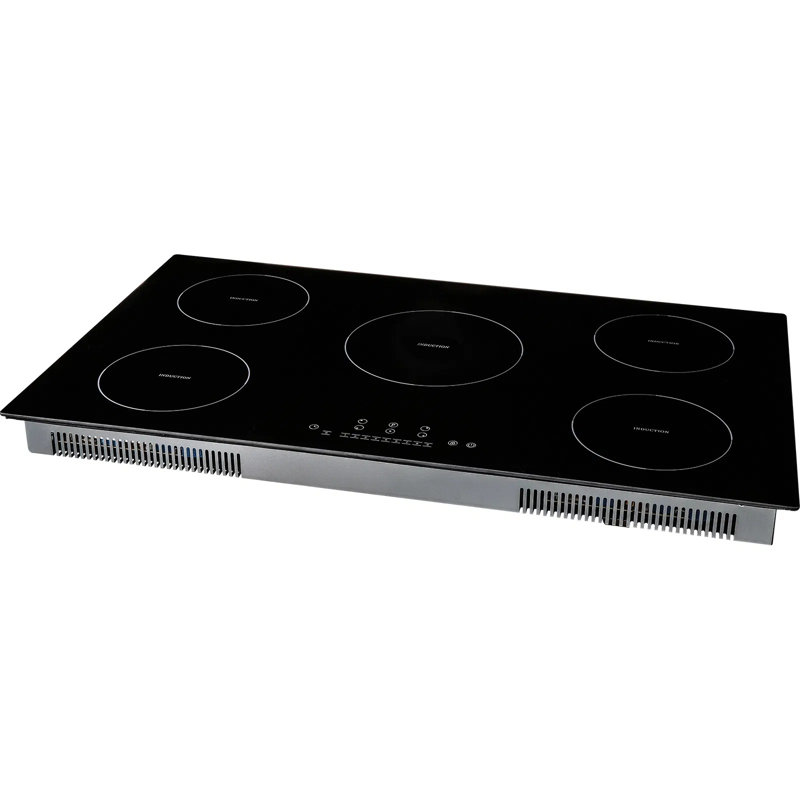 EvoNet 40" Black 5 Burner Cooktop