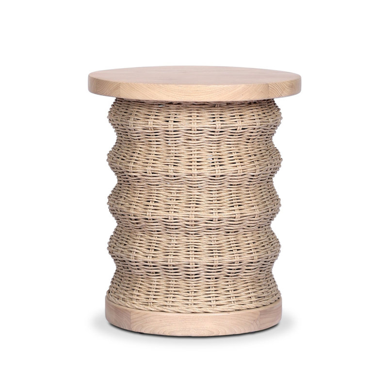 Brailey End Table-Smoked Natural Sungkai, Smoked Natural Sungkai