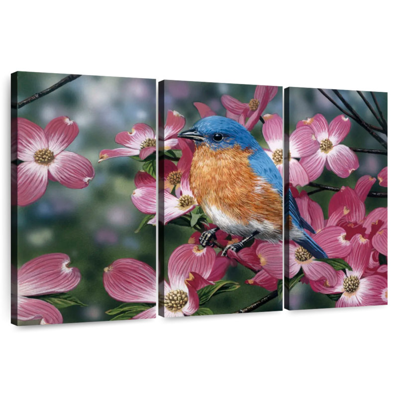 Brampt Bluebird Pink Dogwood, 32" H x 50" W