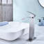 Robinet de lavabo de salle de bain à poignée simple avec bonde escamotable Waterfall-115721531