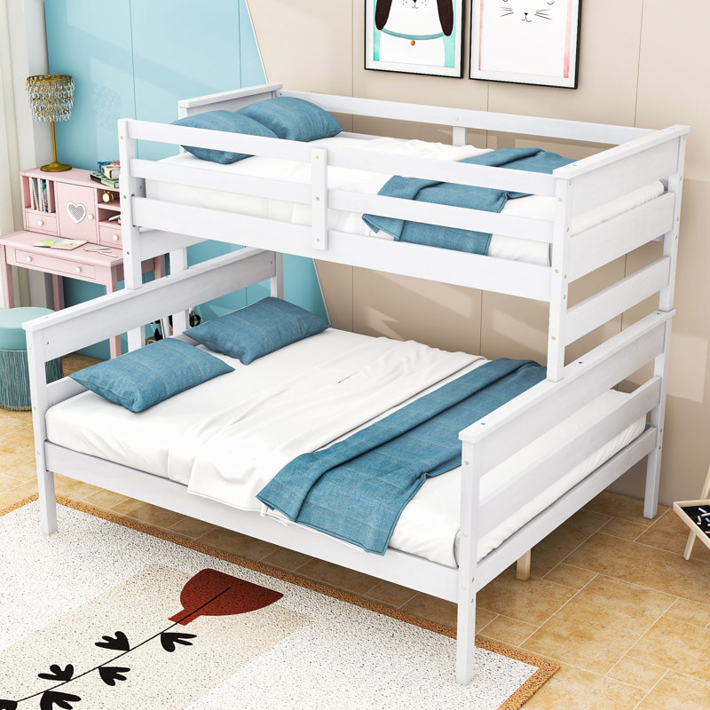 Lit superposé standard Jaquaveon par Harriet Bee, Simple TG sur grand, Blanc