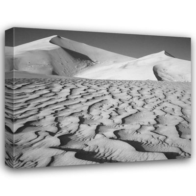 «Founda Select Flaherty», galerie d'art sur toile tendue par Dennis, CA, parc national de la Vallée de la mort, Eureka Sand Dunes