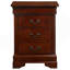 Table de chevet 3 tiroirs Citronelle-41524242
