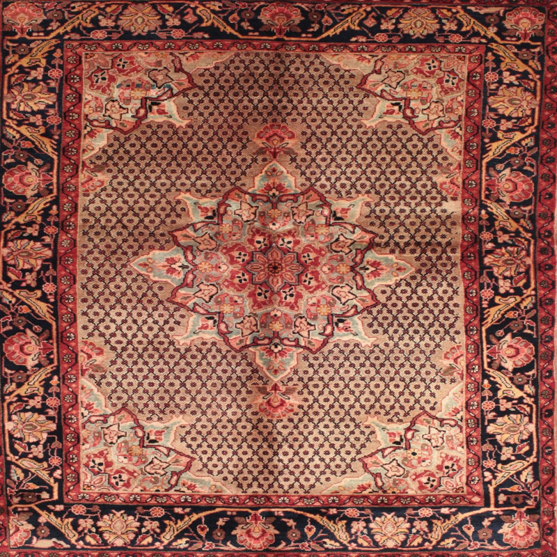 Yunus Oriental Indoor Rug, Square 7'