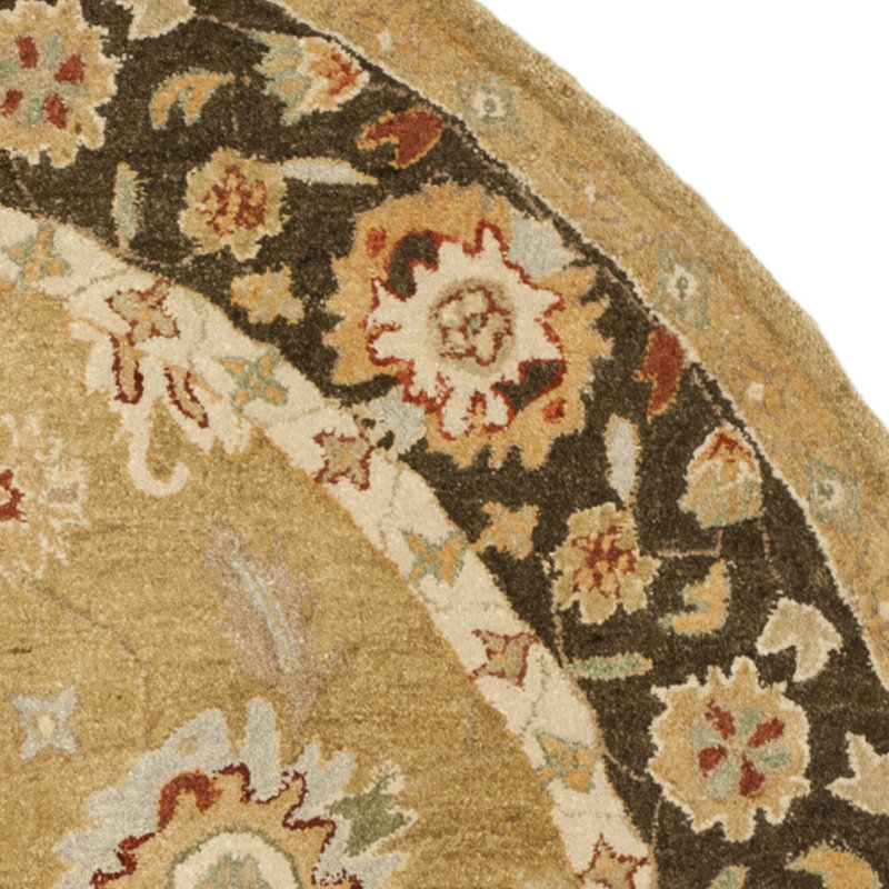 Tapis oriental en laine Ladd, Rond 6 pi