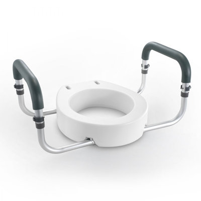Raised Toilet Seat, 3.5" Height Raised, 300 lbs Weight Capacity