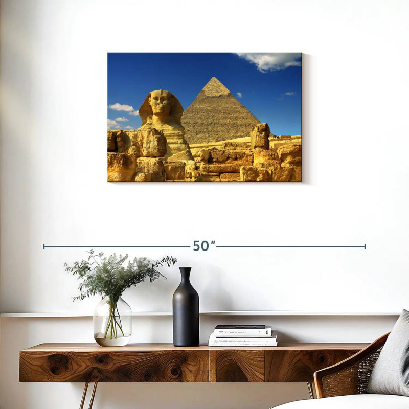 Adella Sphinx In Giza, 20" H x 30" W