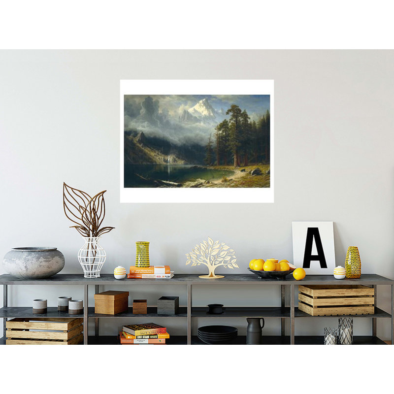 «Mount Corcoran» par Albert Bierstadt, Albert Bierstadt - Estampe numérique, H 32 po x l 40 po