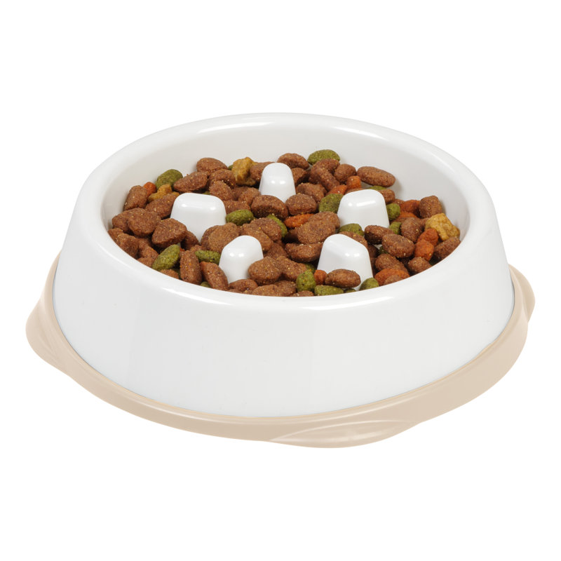 IRIS Slow Feeder, White, Short Snout