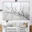 Ensemble de salon mural gris bouleau Tree III-107762578-107762583
