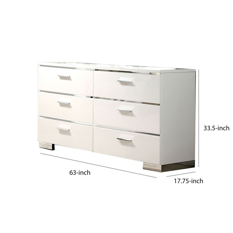 Commode double 6 tiroirs Yasue