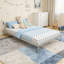 Ensemble de quincaillerie de lit escamotable vertical pour grand lit escamotable Diy, cadre de lit gris