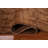 Abstract Hand-Knotted Rectangle 4'6" x 5'11" Wool Area Rug in Walnut/Black