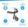 11" Universal Adjustable Height Shower Arm for Handheld Rain Shower Head