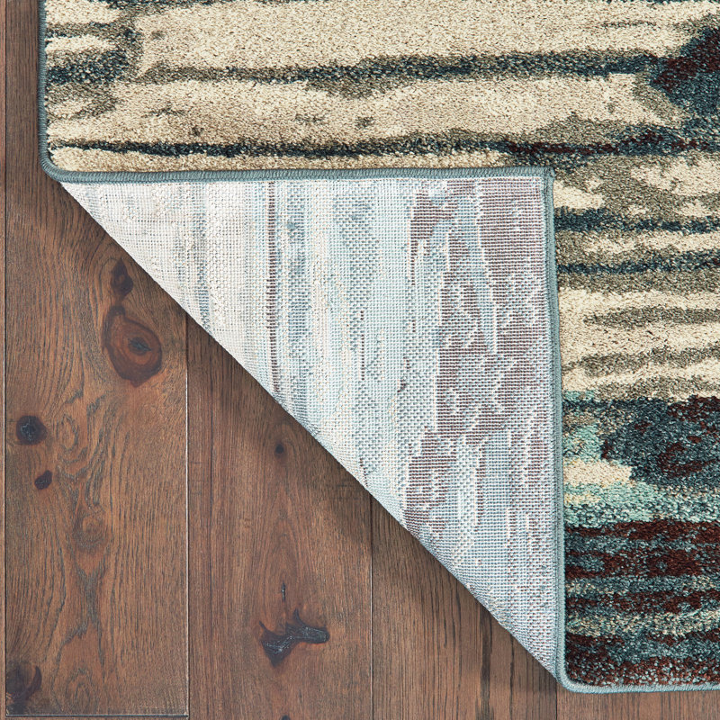 Ernie Abstract Indoor Rug, Rectangle 6'7" x 9'2"