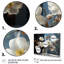 «White Yellow Dogwood Stillife», reproduction d'art sur toile-91644703-91644708