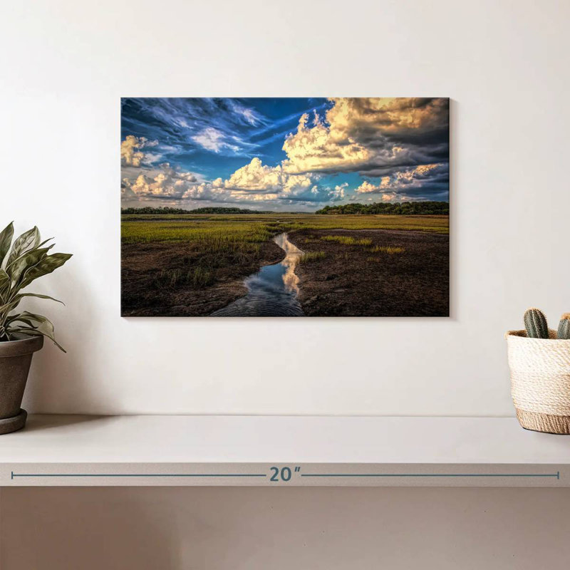 Paysage de ferme Alvord Hilton Head, H 8 po x l 12 po