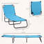 Chaise longue pliante avec inclinaison à 5 niveaux-842426585