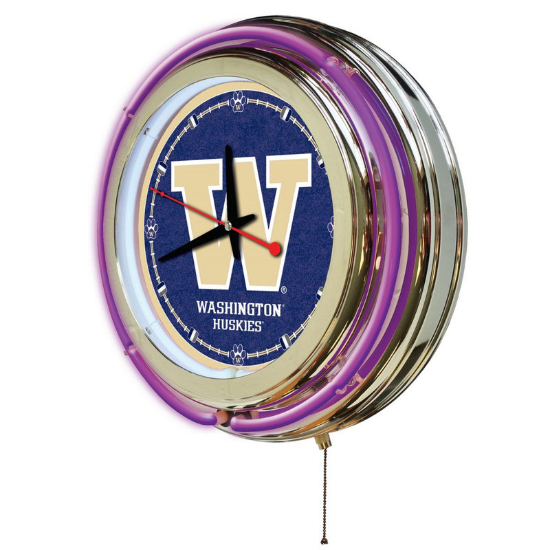 Horloge murale 15 po NCAA, Washington