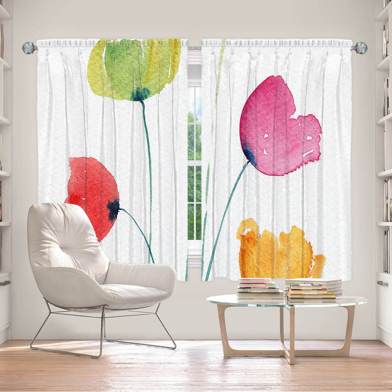 Ensemble de rideaux obscurcissant et isolant avec passe-tringle 2 pièces Jenee Fantasy, L 56 po x L 78 po