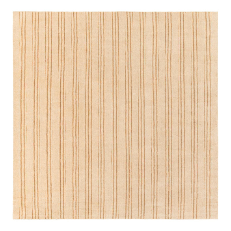 Tapis en laine naturelle Jill Zarin Winchester, Carré 7 pi 10 po