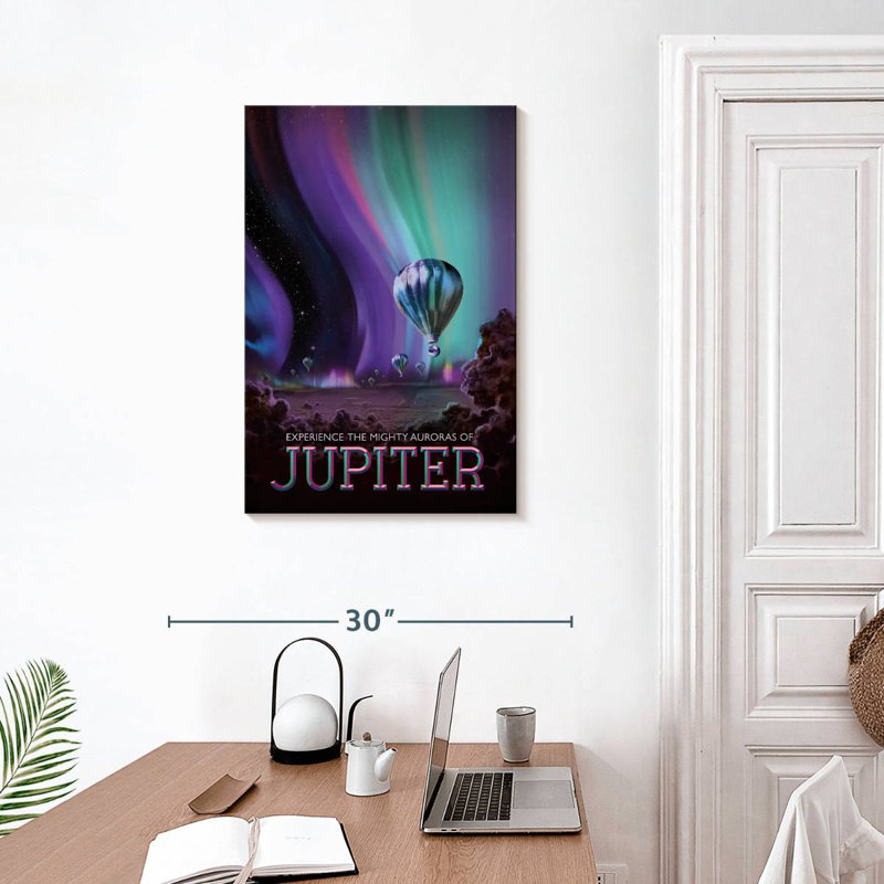 Oberle The Mighty Auroras Of Jupiter, 30" H x 20" W