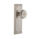 Grandeur Fifth Avenue Plate Passage with Bouton Door Knob