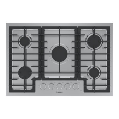 500 Series,30' Gas Cooktop,5 Burner,SS