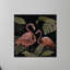 Reproduction encadrée sur toile tendue, «Flamingo Sw prendre III»-26601189