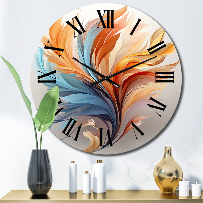 Horloge murale Fractal Boho, Petit