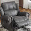 Fauteuil inclinable manuel luxueux en suède de luxe de 40,75 pouces de largeur pour un confort et un style ultimes