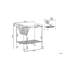 Savell Metal Bar Cart