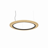 Roda - Luminaire suspendu à intensité variable S / 120 DEL - Télécommande - Intensité réglable 0-10 V - Cadre brun