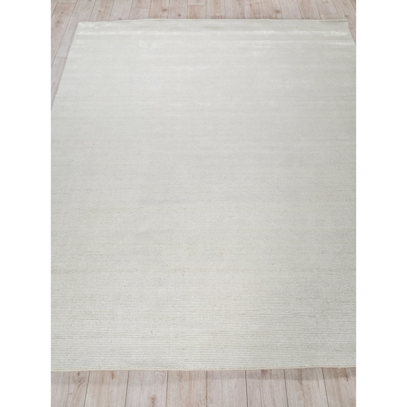 Catalina handloomed Wool/Bamboo Silk Ivory Area Rug, 15'X20'