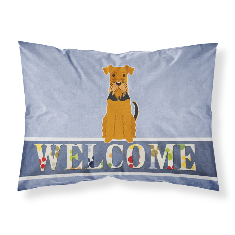 Taie d’oreiller welcome, Airedale