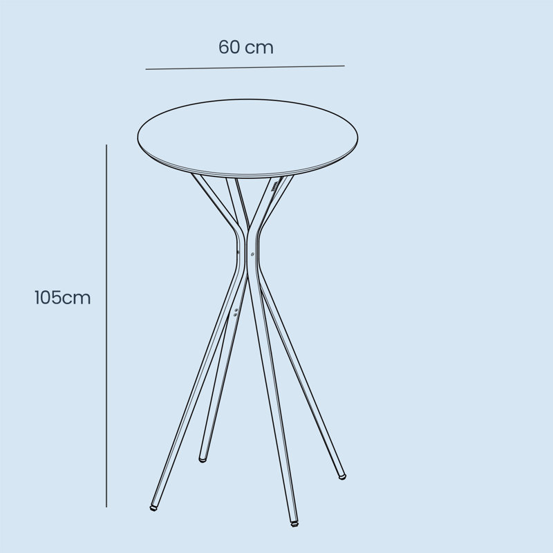 41.3''H Round Cocktail Bar Table