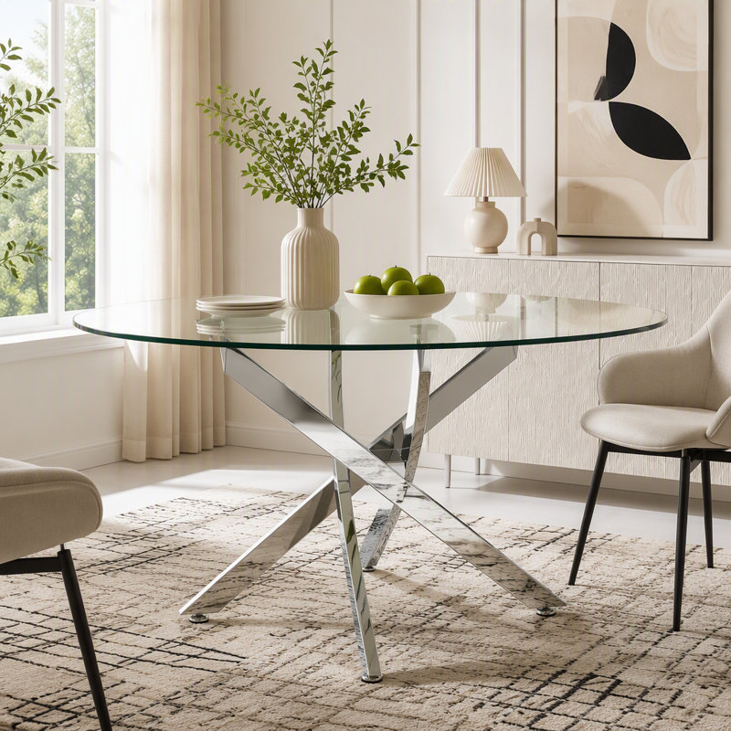 Table basse ovale en verre 39,37 pouces avec pieds, Argent antique + transparent