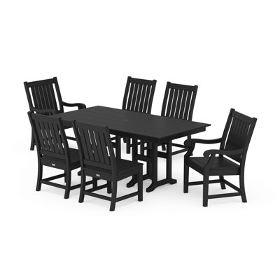 POLYWOOD x Birch Lane Veranda 7-Piece Farmhouse Dining Set by POLYWOOD