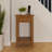 Alyria 1 Drawer End Side Telephone Table. Solid Oak. Fully Assembled. 2 Handle Styles Included: Polished Chrome or Burnished Brass